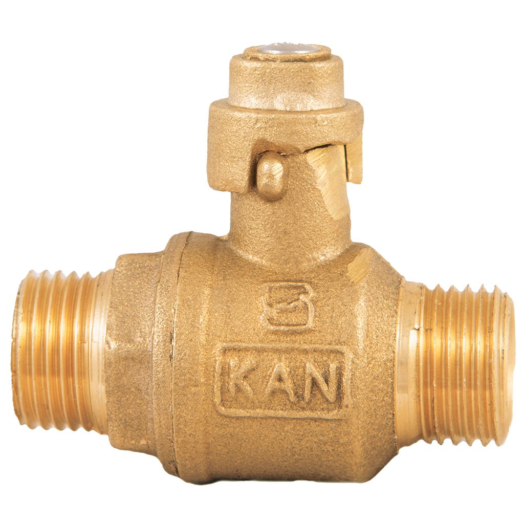 Brass Ball Style Corporation Valve (Parallel Inlet Thread)‌